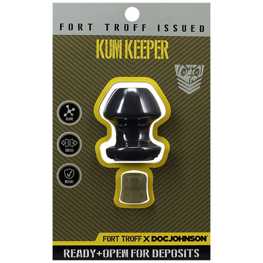 Fort Troff - Kum Keeper - Small -  Small Hollow Butt Plug with Removeable Stopper
