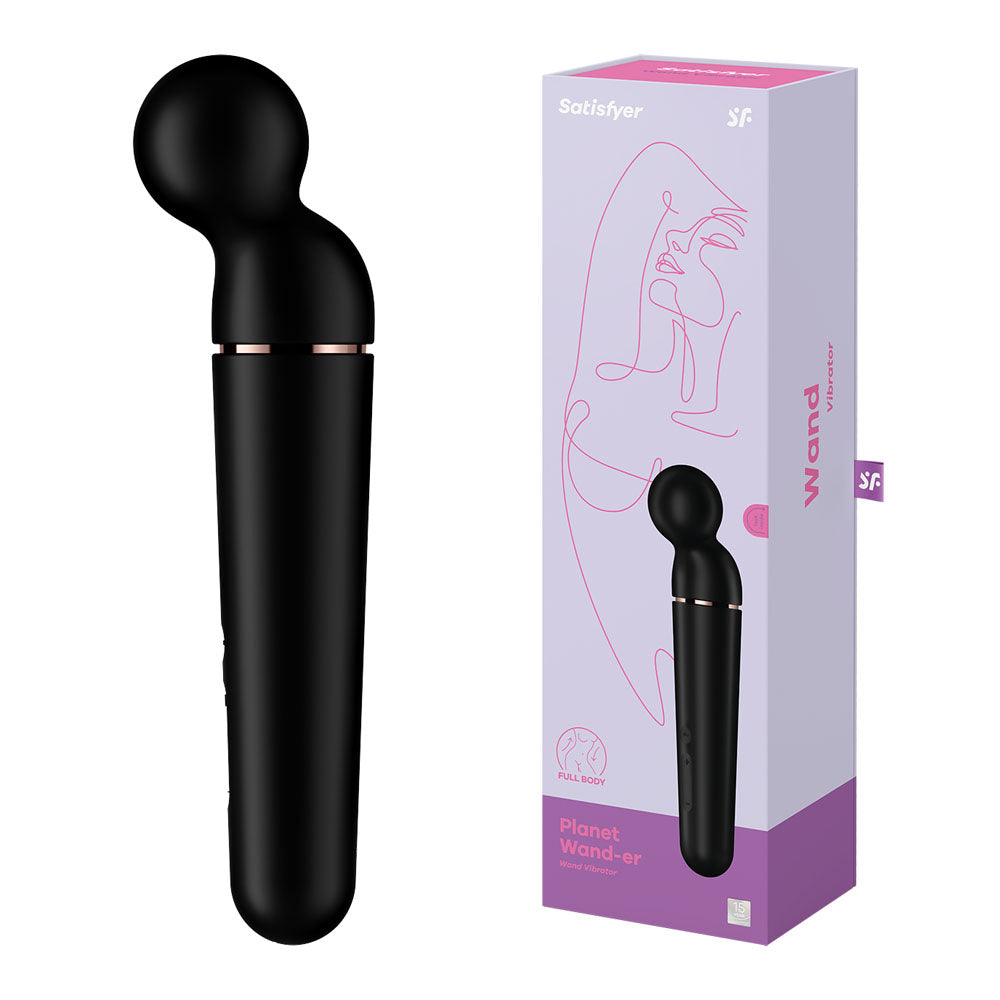 Satisfyer Planet Wand-er - - /Rose Gold USB Rechargeable Massager Wand