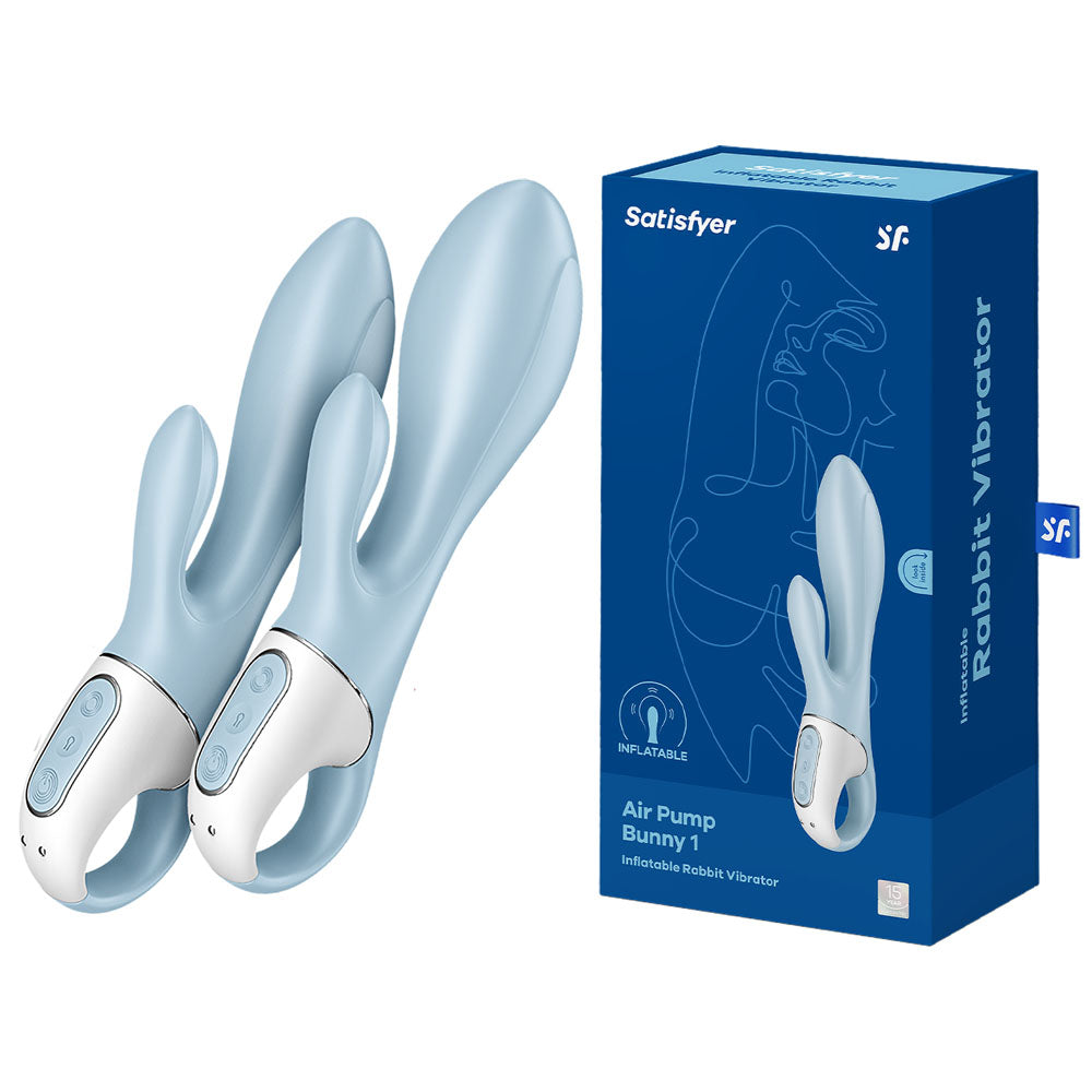 Satisfyer Air Pump Bunny 1 -  USB Rechargeable Inflatable Rabbit Vibrator