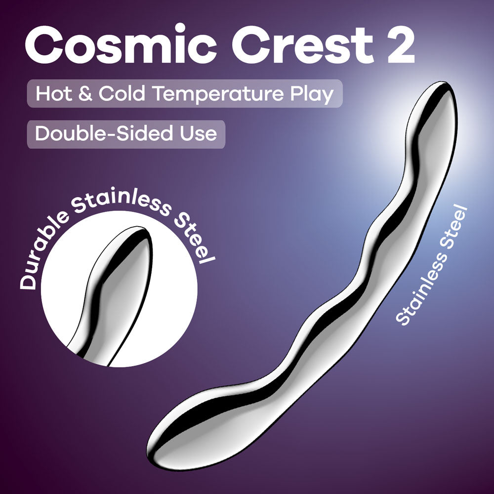 Satisfyer Cosmic Crest 2 - Steel 20.5 cm Dildo