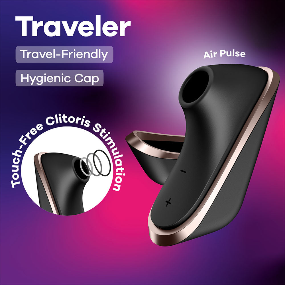 Satisfyer Traveler - - USB Rechargeable Air Pulse Clitoral Stimulator
