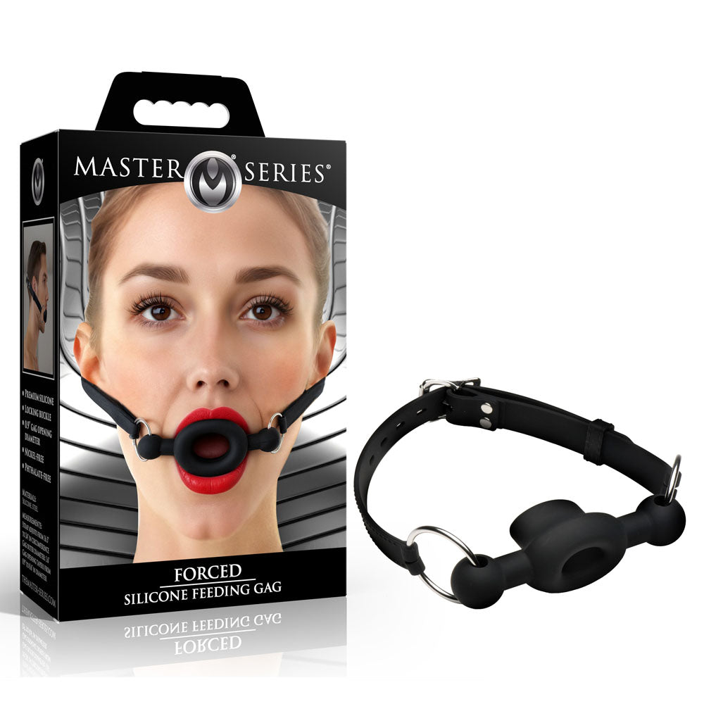 Master Series Forced - Silicone Feeding Mouth Gag