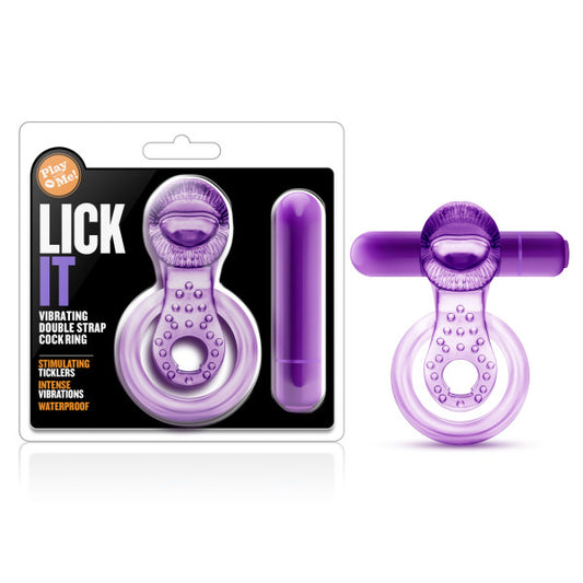 Play With Me - Lick It -  Vibrating Cock & Ball Rings