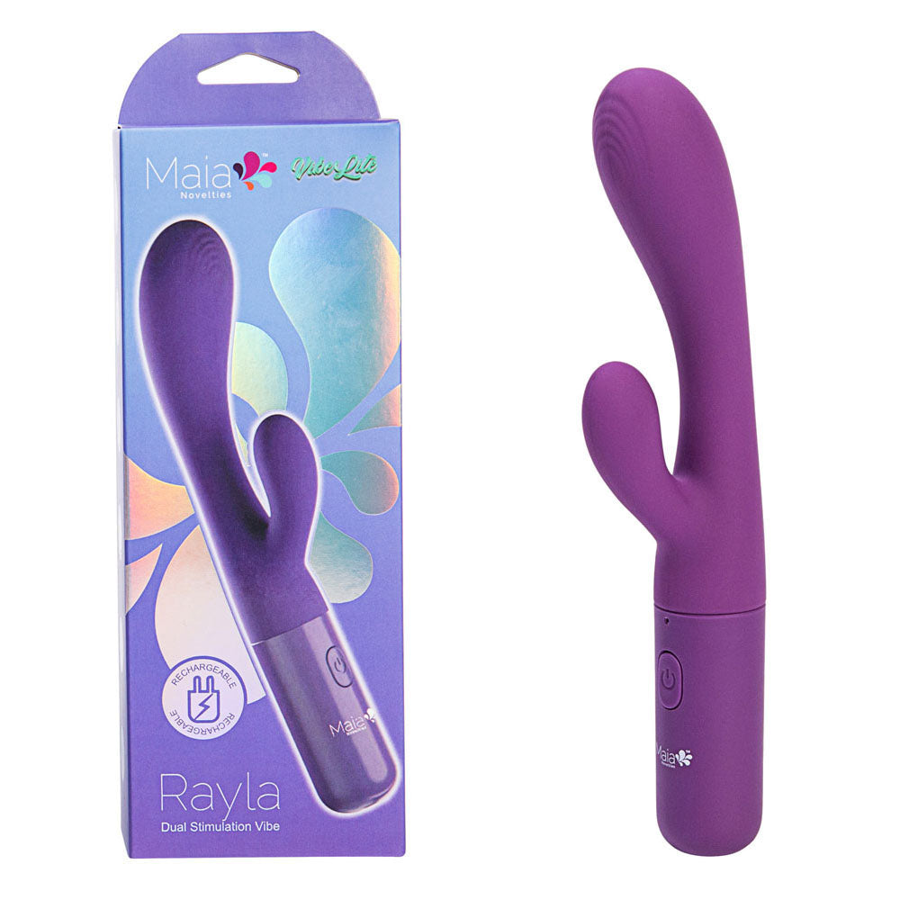 Maia RAYLA - 17.8 cm USB Rechargeable Rabbit Vibrator