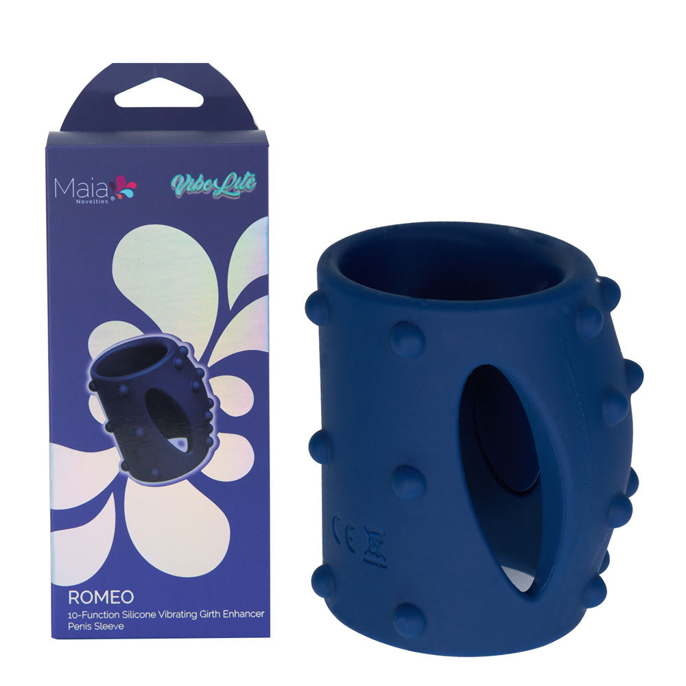 Maia ROMEO - - USB Rechargeable Vibrating Girth Enhancer Sleeve