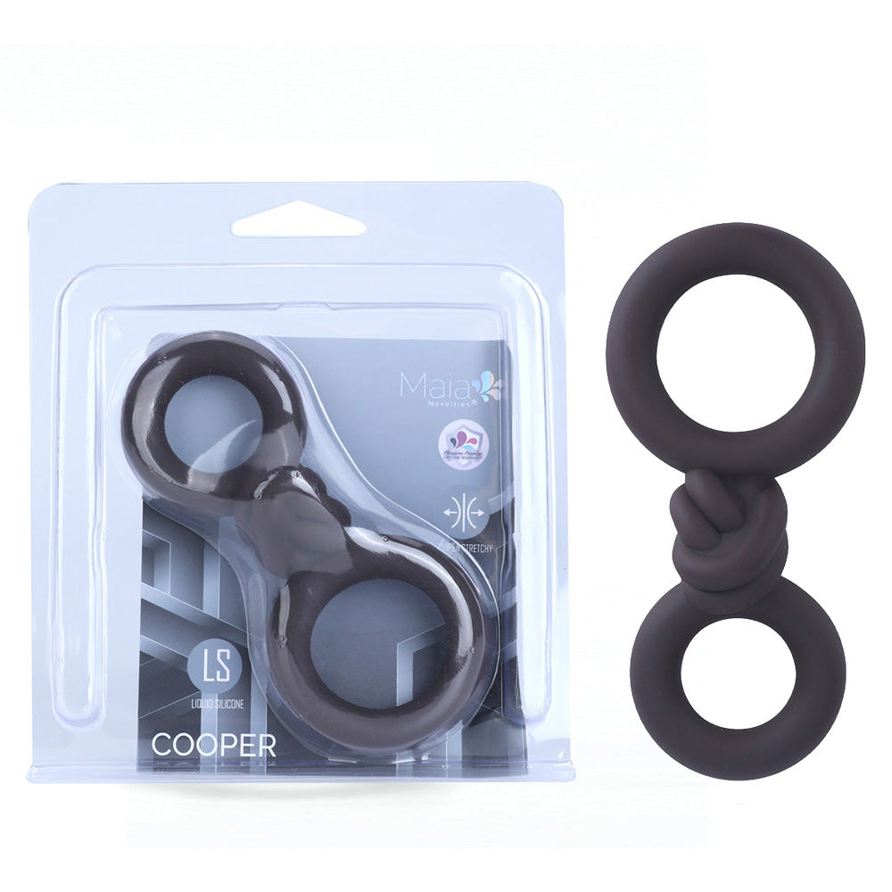Maia COOPER - Chocolate - Chocolate Cock & Balls Rings