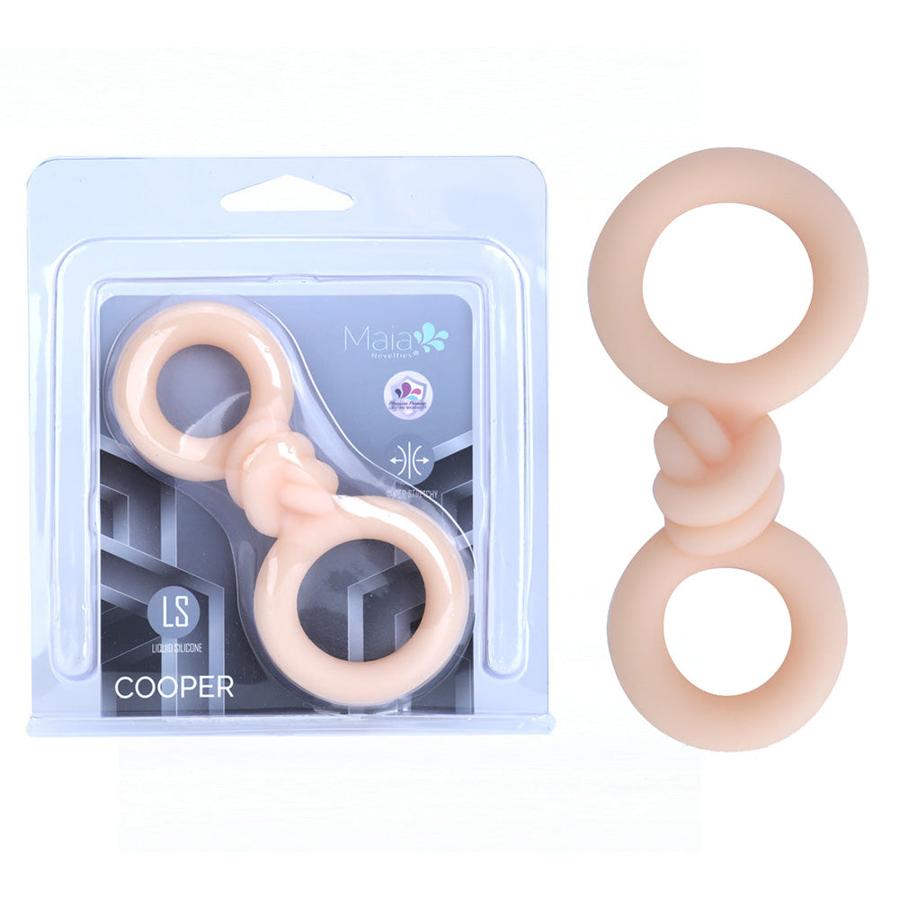 Maia COOPER - Vanilla - Cock & Balls Rings