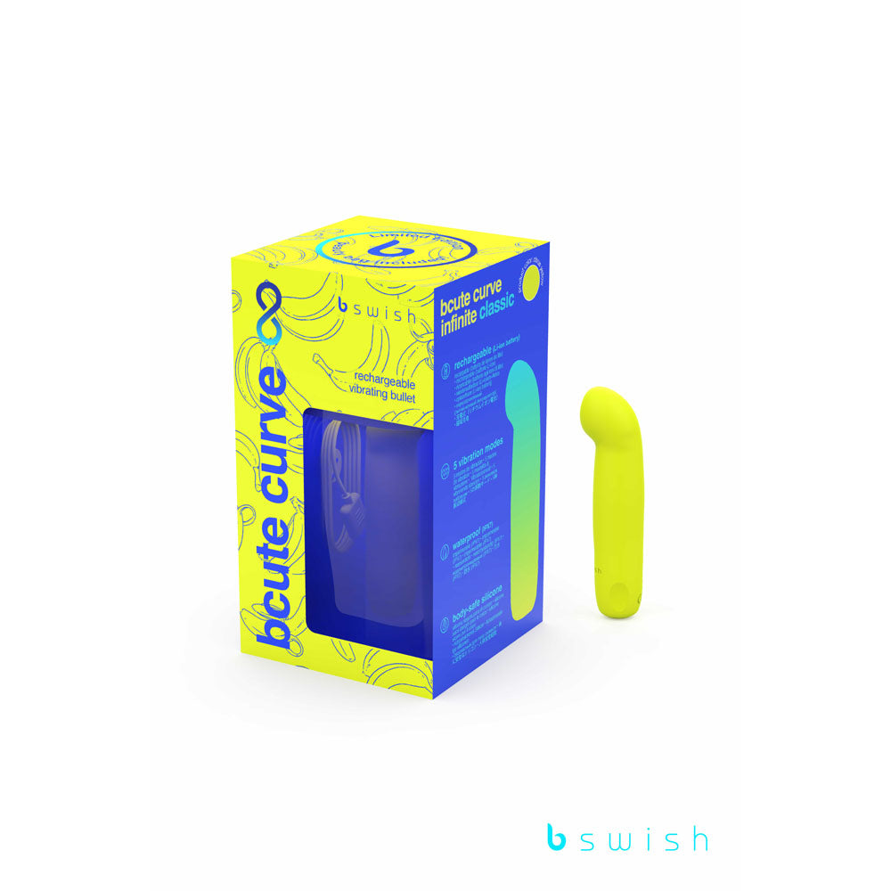 Bcute Curve Infinite Classic Limited Edition - Electric - Electric 10 cm USB Rechargeable Vibrator with Limited Edition Storage Case