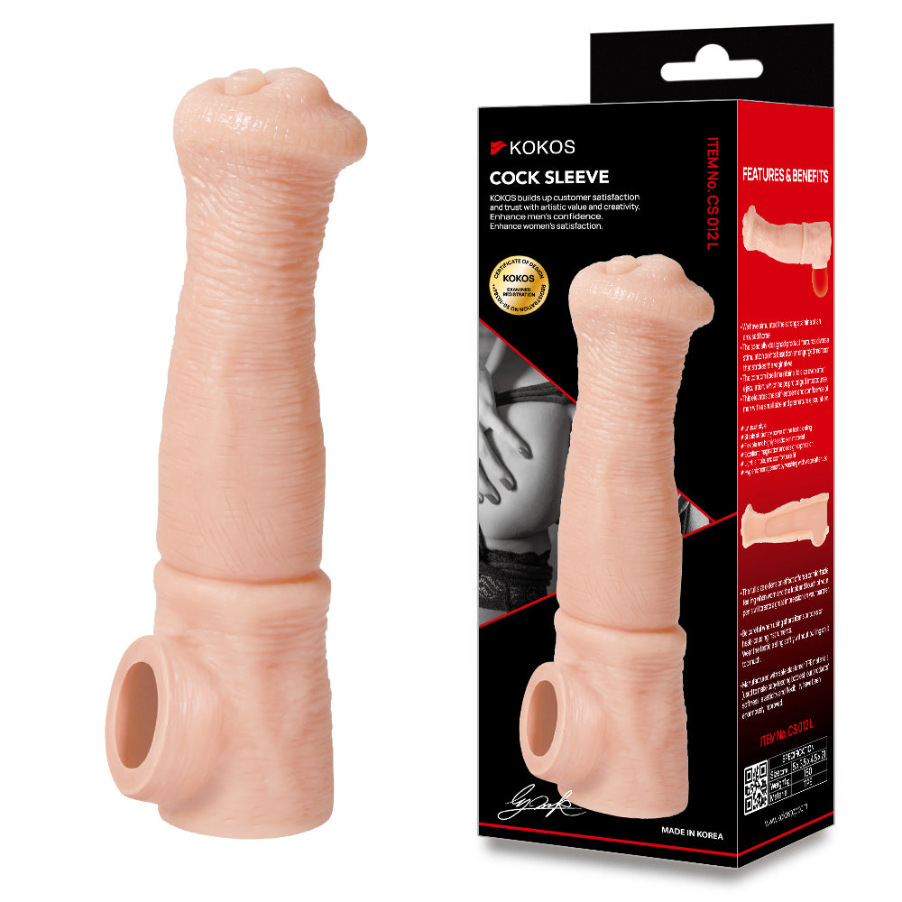 Kokos Cock Sleeve 012 - Penis Extension Sleeve - Large Size