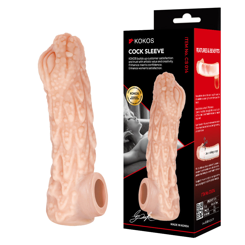 Kokos Cock Sleeve 014 - Penis Extension Sleeve - Large Size