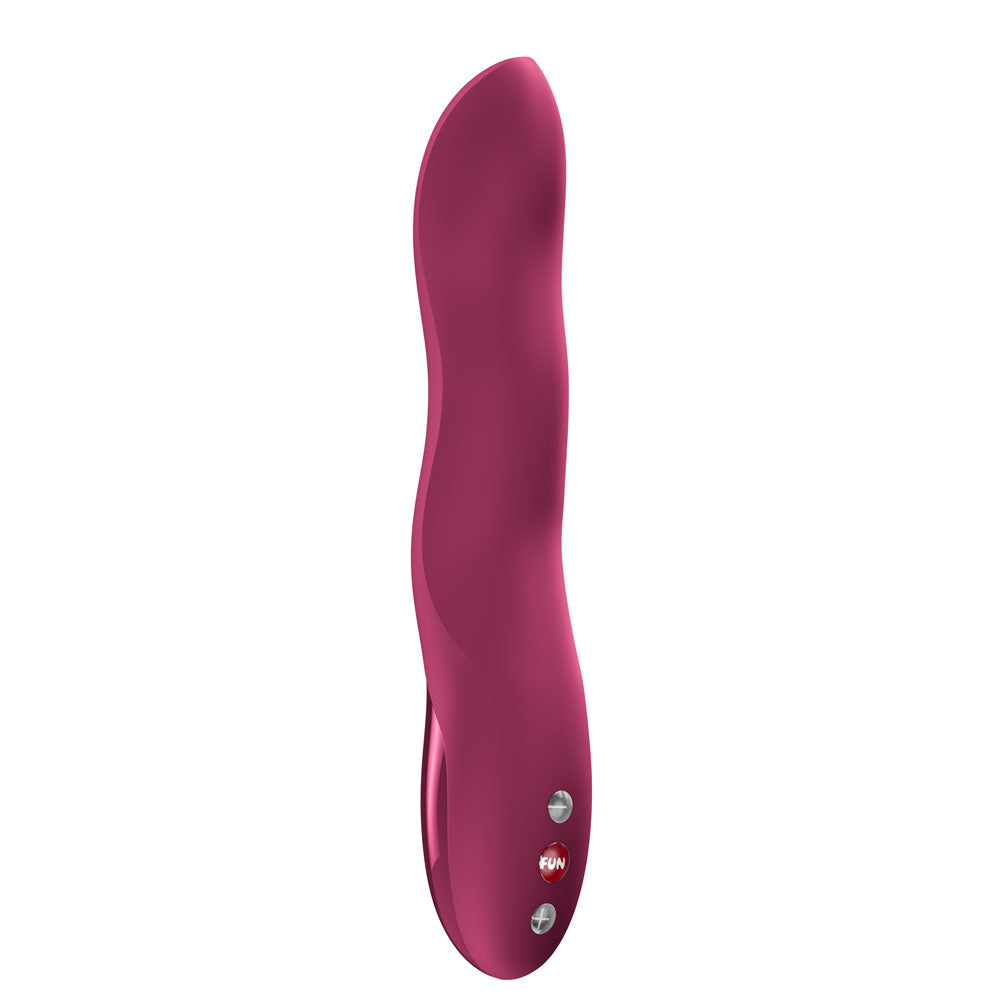 Fun Factory STRONIC WAVE Wine - Wine USB-C Rechargeable Thrusting Vibrator