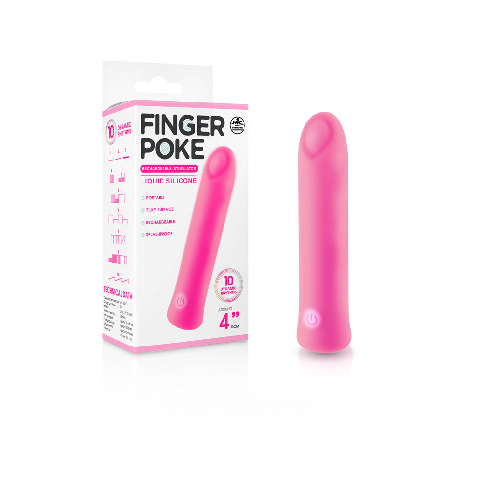Finger Poke - - 10 cm USB Rechargeable Bullet