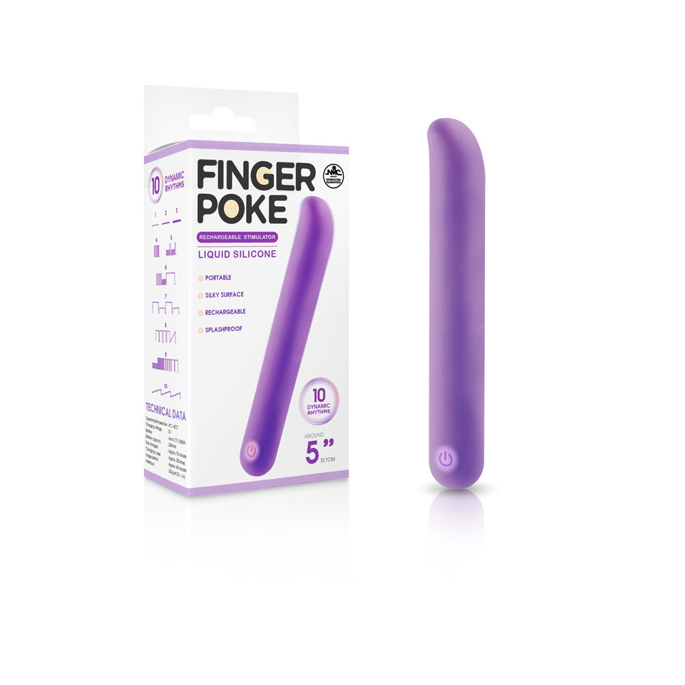 Finger Poke - - 12.7 cm USB Rechargeable Bullet