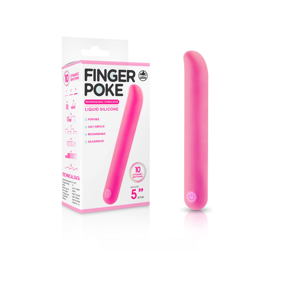 Finger Poke - - 12.7 cm USB Rechargeable Bullet