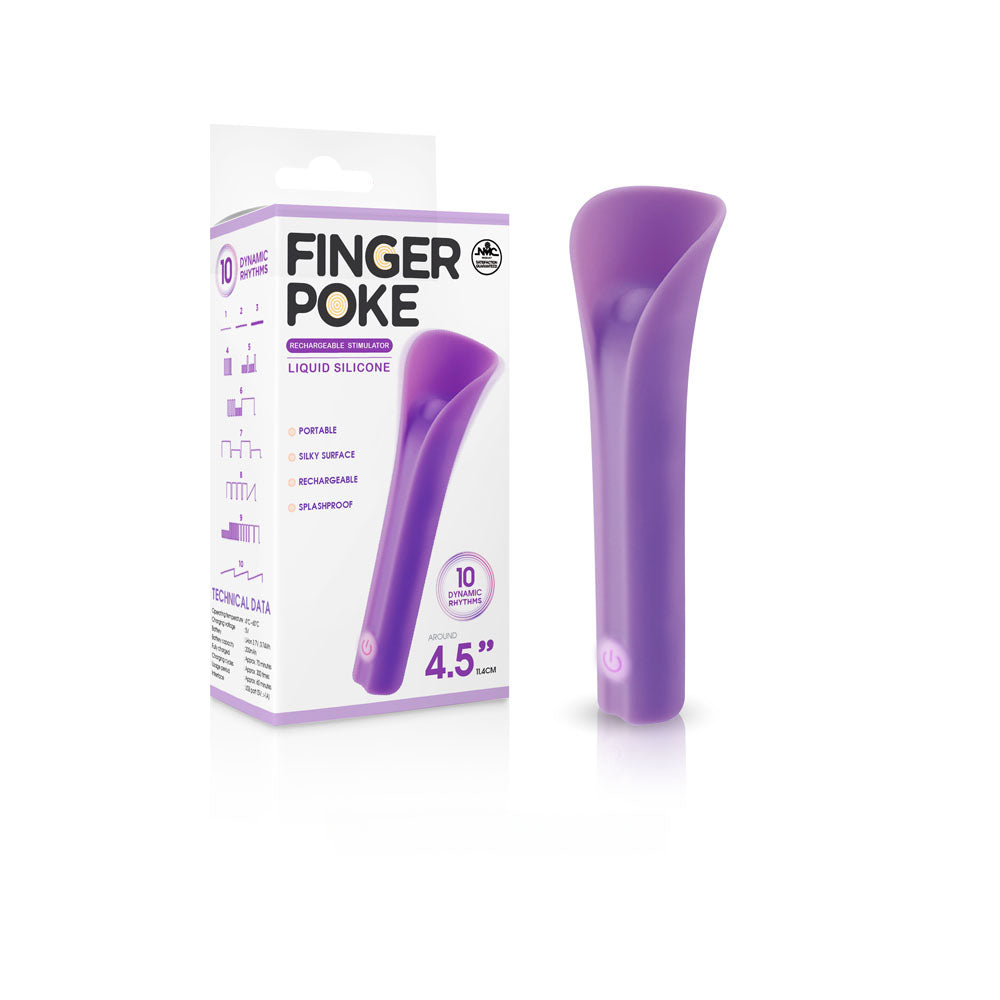 Finger Poke - - 11.4 cm USB Rechargeable Bullet