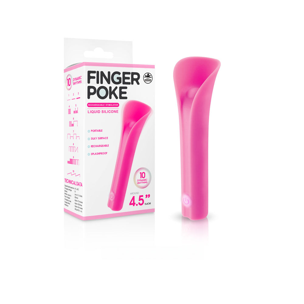 Finger Poke - - 11.4 cm USB Rechargeable Bullet
