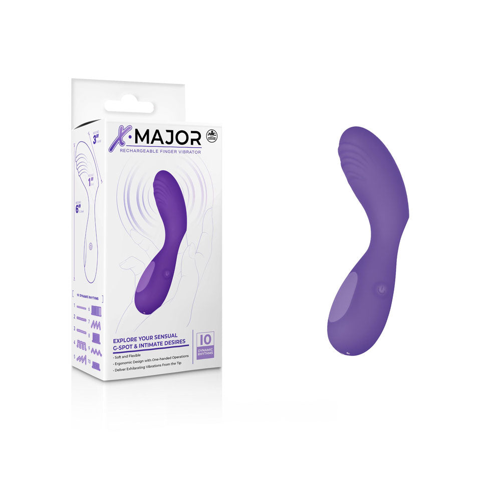 X Major Finger Vibe - - USB Rechargeable Finger Stimulator