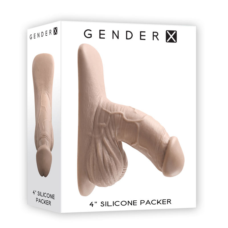 Gender X 4'' SILICONE PACKER LIGHT - 10 cm Packer