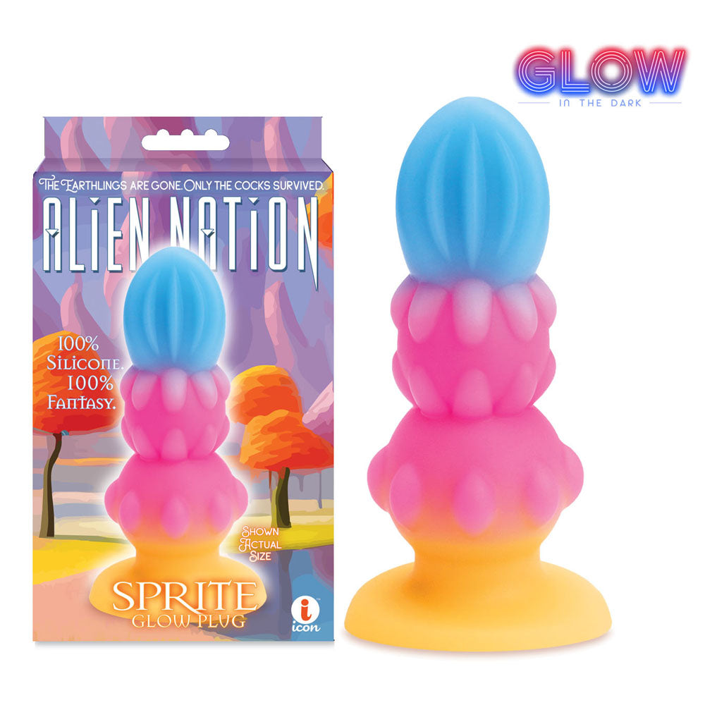 Alien Nation - Sprite - Glow in Dark 14 cm Fantasy Anal Plug