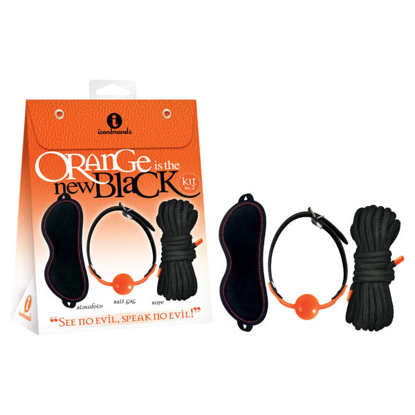 Orange Is The New Kit #2 - See No Evil, Speak No Evil! - Bondage Kit - 3 Piece Set