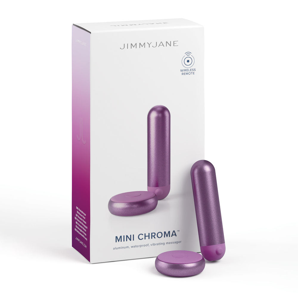 JimmyJane Mini Chroma - - 7.8 cm USB Rechargeable Bullet with Wireless Remote