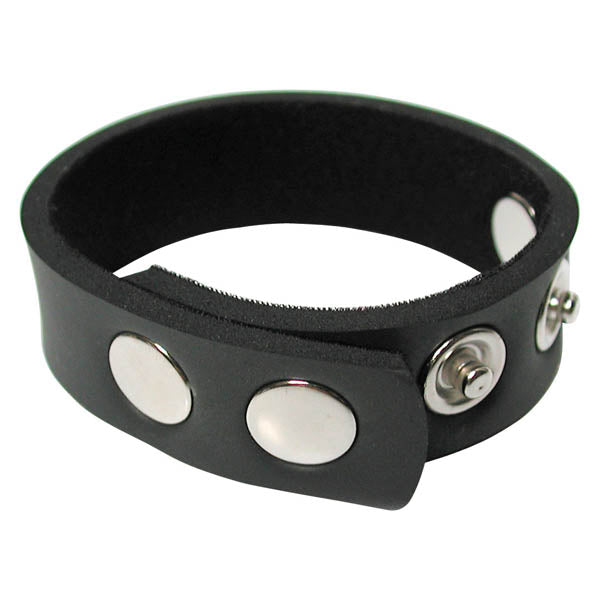 KinkLab 5-Snap Neoprene Cock Ring - Adjustable Cock Ring