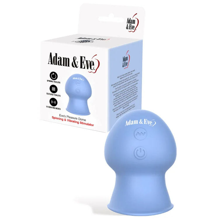 Adam & Eve EVES PLEASURE DOME - - USB Rechargeable Spinning & Vibrating Stimulator