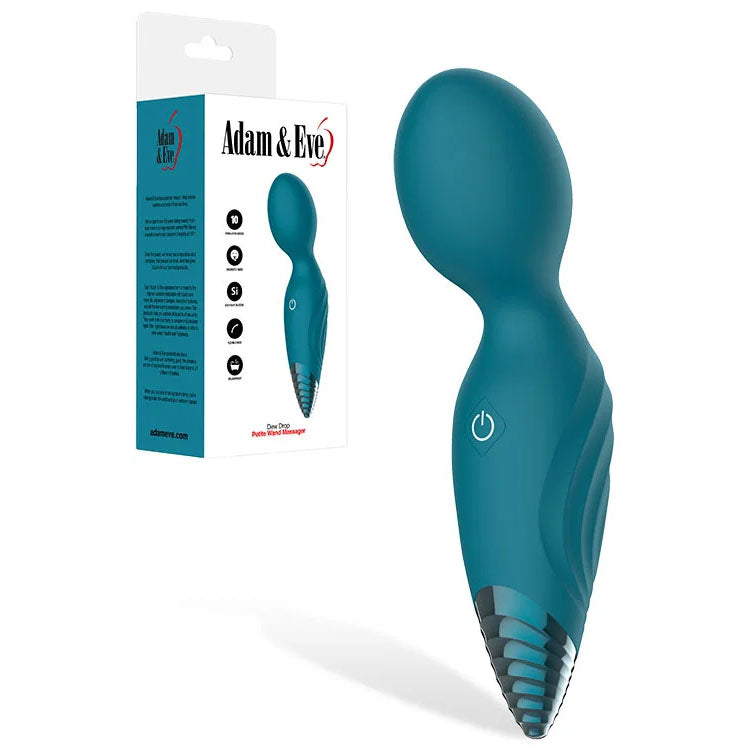 Adam & Eve DEW DROP - 12.7 cm USB Rechargeable Mini Massager Wand