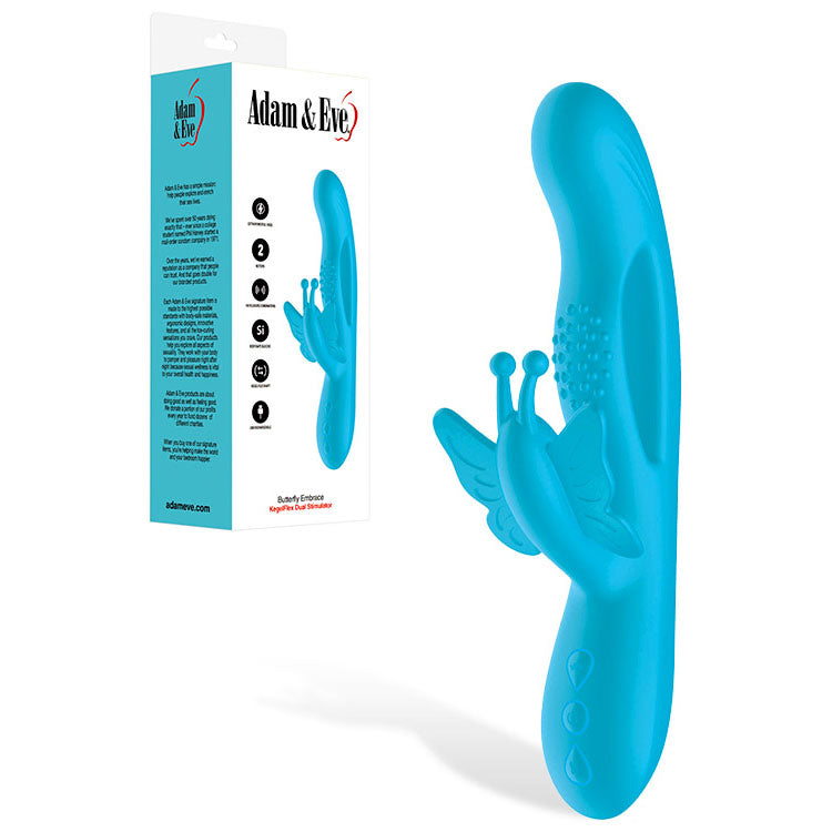 Adam & Eve BUTTERFLY EMBRACE - - 24.1 cm USB Rechargeable Butterfly Vibrator