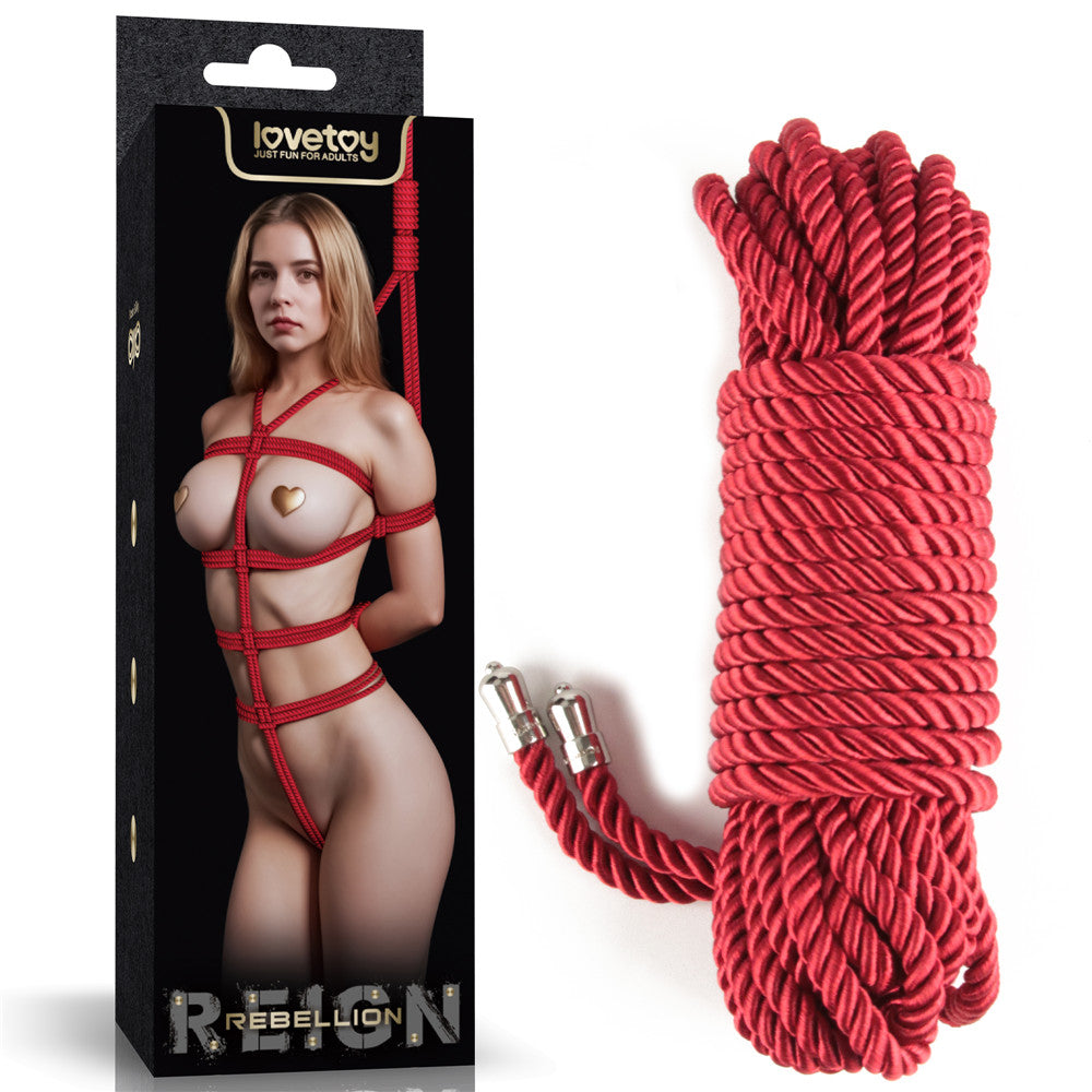 Rebellion Reign Silky Bondage Rope - - Bondage Rope - 10 metre length
