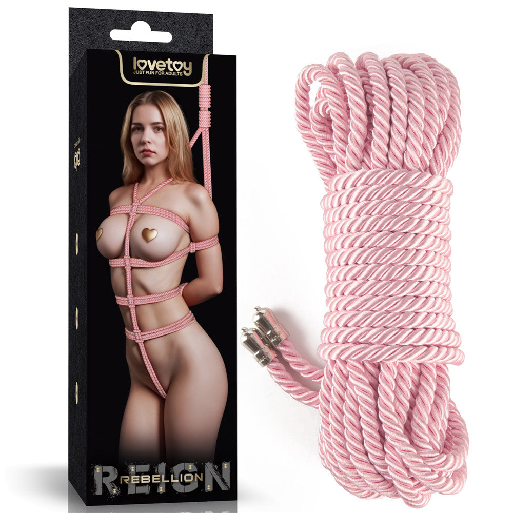Rebellion Reign Silky Bondage Rope - - Bondage Rope - 10 metre length