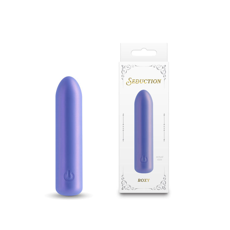 Seduction - Roxy - Metallic - Metallic 9 cm USB Rechargeable Vibrating Bullet