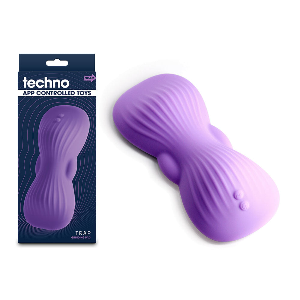 Techno - Trap - - USB Rechargeable Vibrating Grind Pad with App Control
