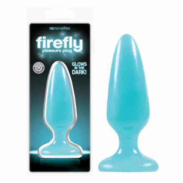 Firefly Pleasure Plug - Glow-in-the-Dark 12.7 cm (5'') Medium Butt Plug