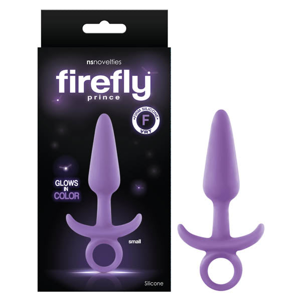 Firefly Prince - Glow-in-Dark 10.9 cm Small Butt Plug with Ring Bull