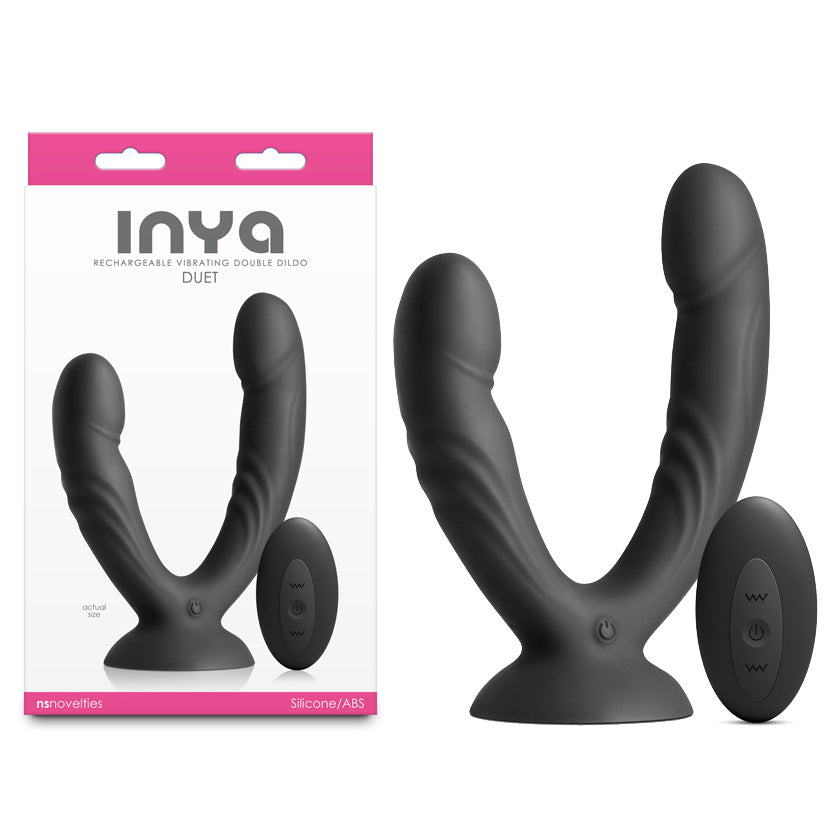 INYA Duet - - USB Rechargeable Vibrating Double Dildo with Wireless Remote