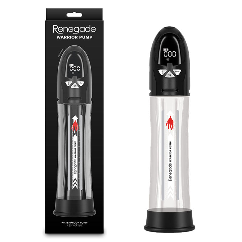 Renegade Warrior Pump - - /Clear Waterproof Automatic Penis Pump