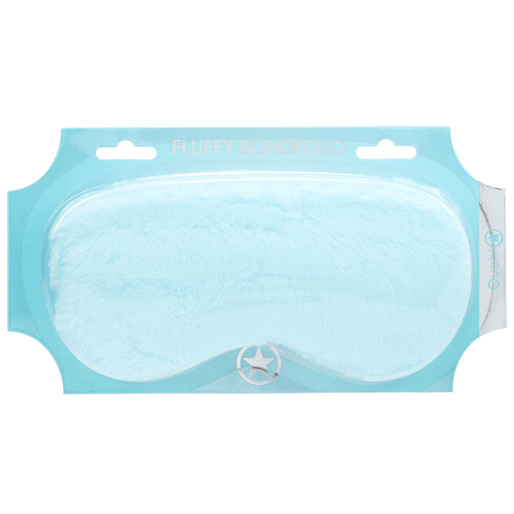 OUCH! Fluffy Mask - Powder Blue - Powder Blue Fluffy Eye Mask