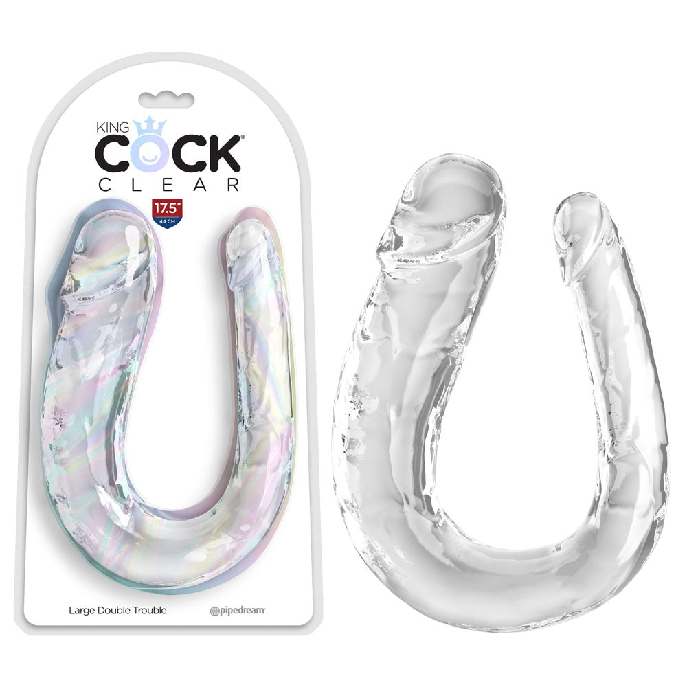 King Cock Large Double Trouble - Large Double Penetration Dong
