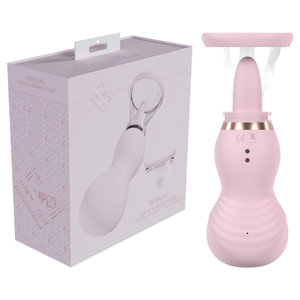 PUMPED Sensual Auto Vulva & Brest Pump - - USB Rechargeable Ladies Pump