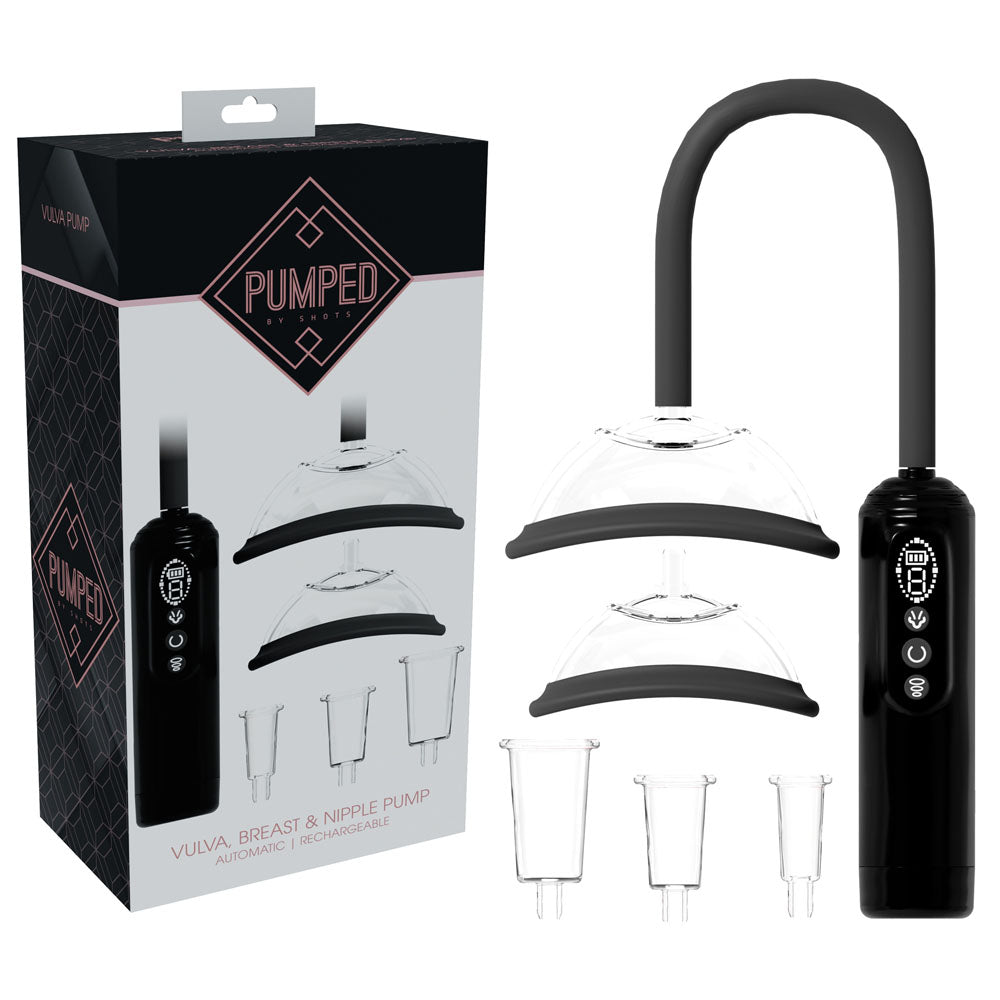 PUMPED Vulva, Breast & Nipple Pump - - USB Rechargeable Ladies Pump Set