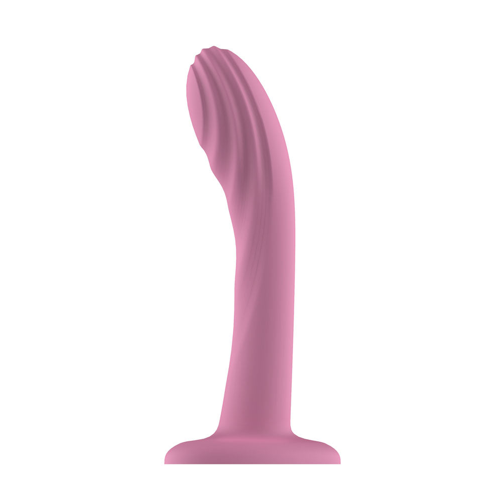 Passion Play Liquid Silicone Textured Dildo - - 18 cm Dildo