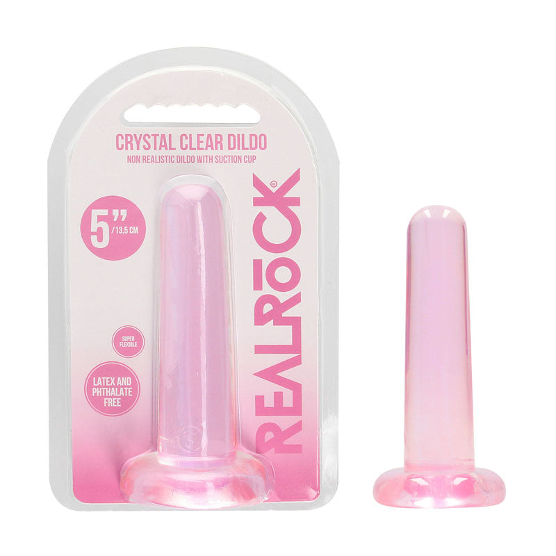 REALROCK Non Realistic Dildo With Suction Cup - 13.5 cm - 13.5 cm Dong