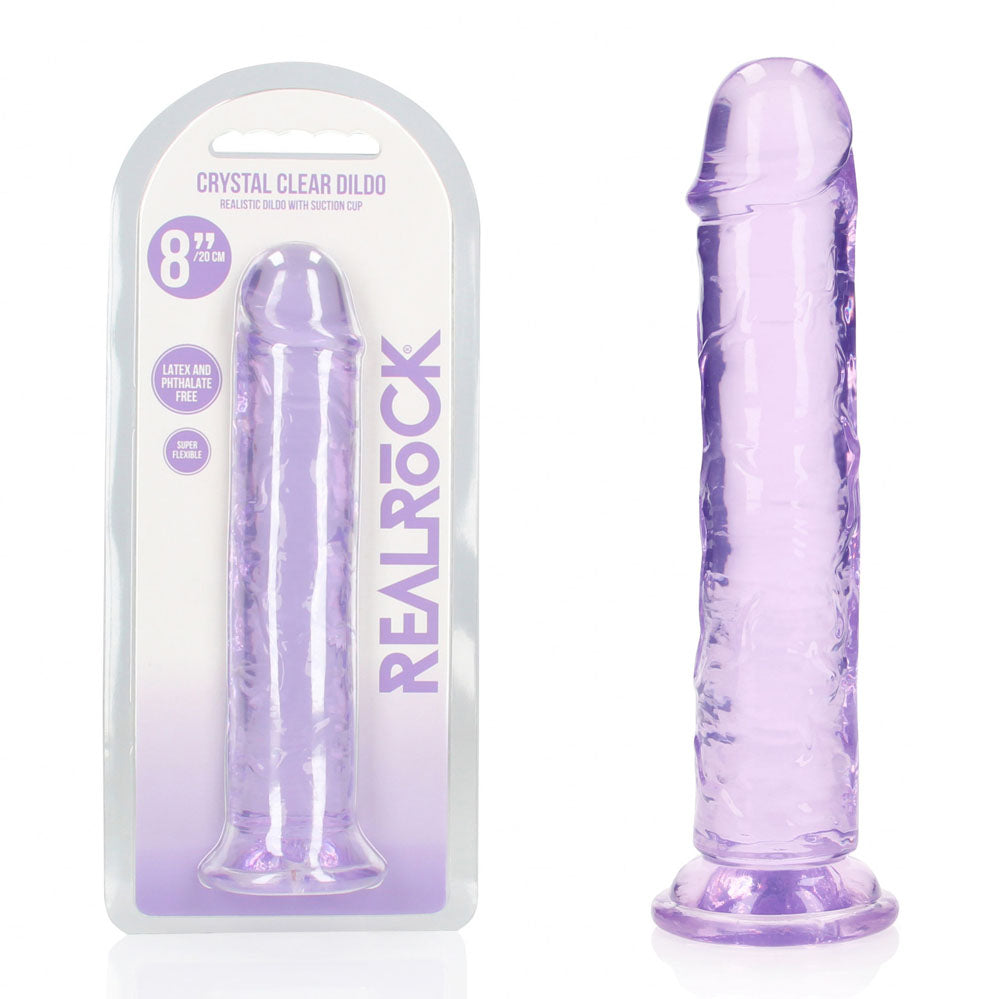 REALROCK 20 cm Straight Dildo - - 20 cm (8'') Dong