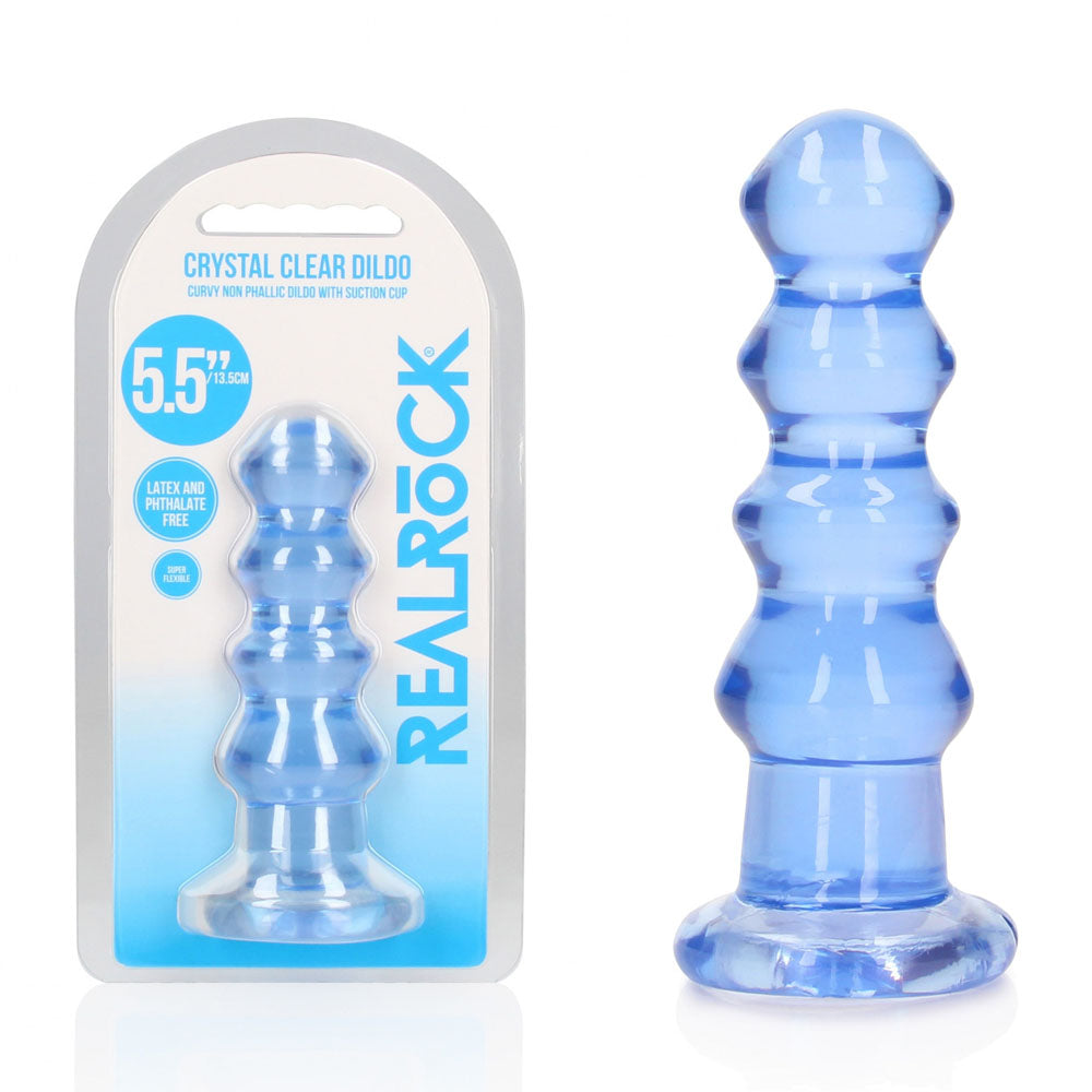 REALROCK 14 cm Curvy Anal Plug - - 14 cm (4.5'') Butt Plug