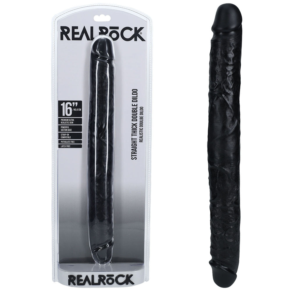 REALROCK 40cm Thick Double Dildo - - 40 cm (16'') Thick Double Dong