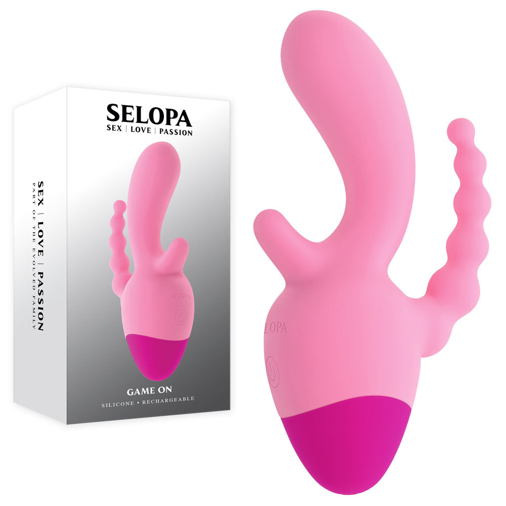 Selopa GAME ON - USB Rechargeable Mini Triple Stimulator