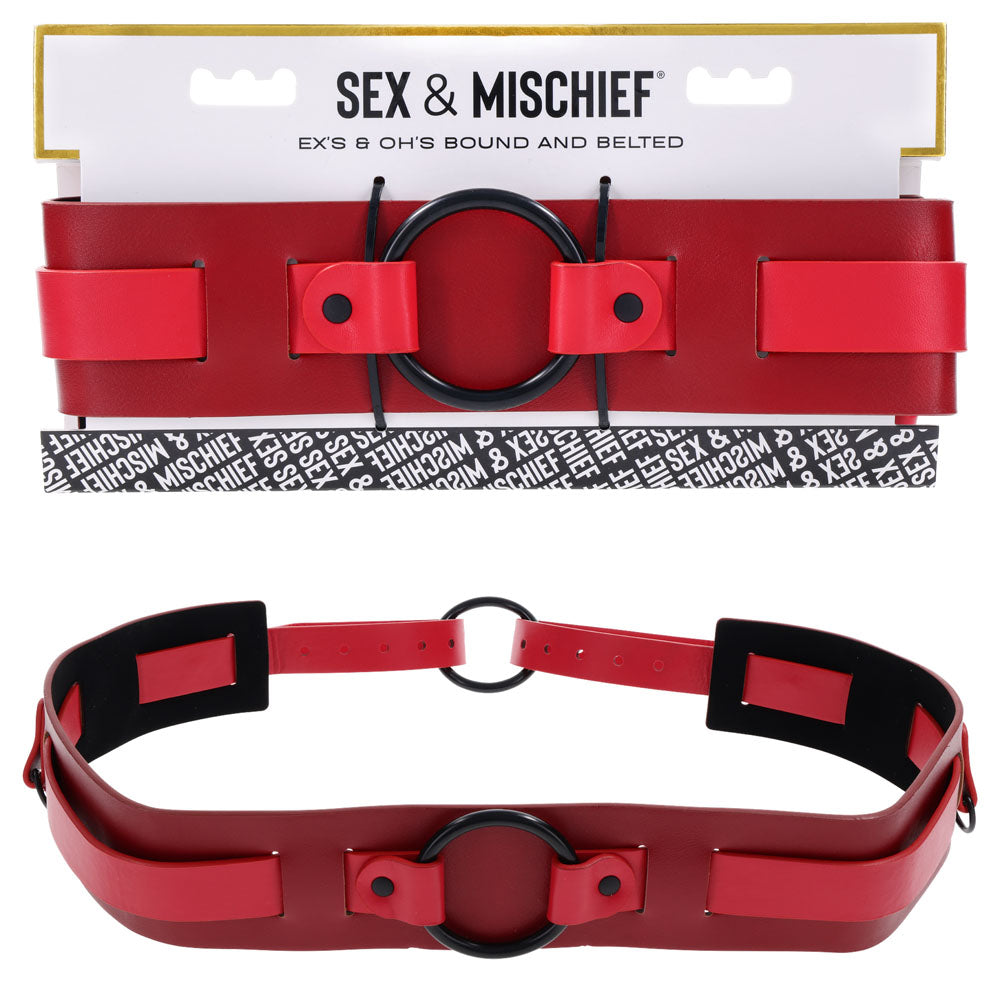 S&M Exs & Ohs Bound and Belted - Bondage Belt
