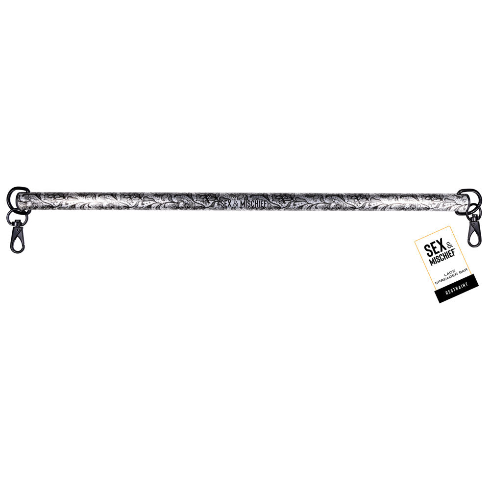 Sex & Mischief Lace Spreader Bar - Restraint Bar