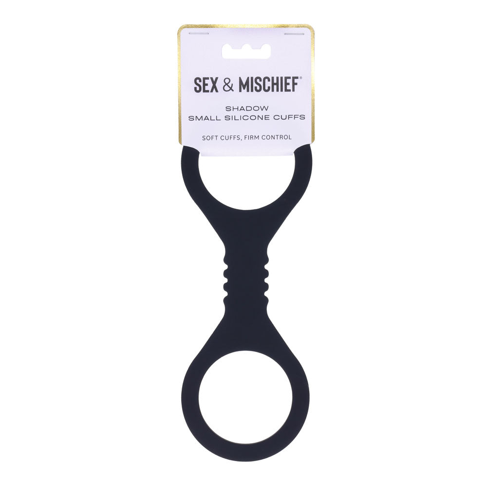 Sex & Mischief Shadow Small Silicone Cuffs - Small Restraints